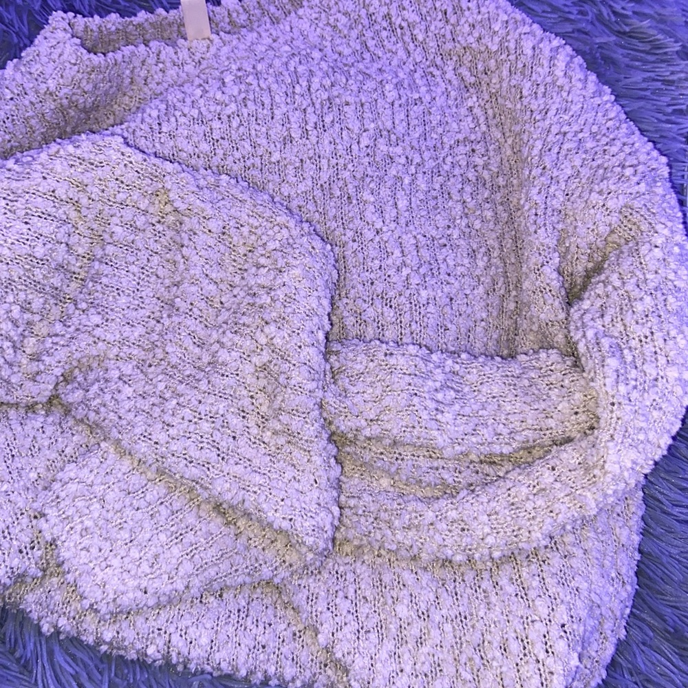 cream color/ beigeish color  sweater